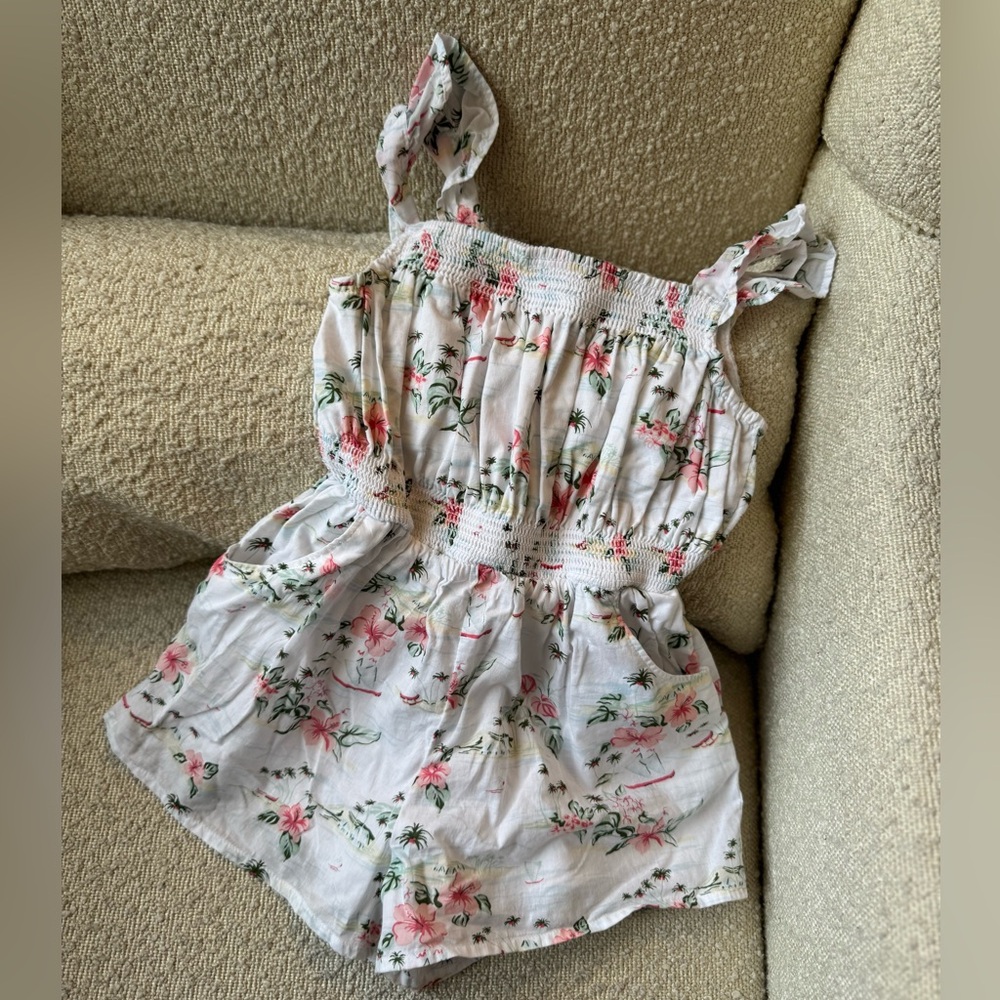 Janie and Jack girls floral romper